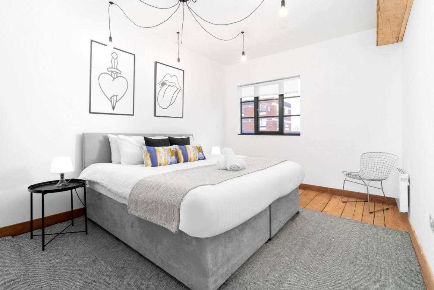 Loft Style Apartment - Near City Centre - Smart Tv- Wifi - Parking - Top Rated - 3Nt Birmingham Exterior foto